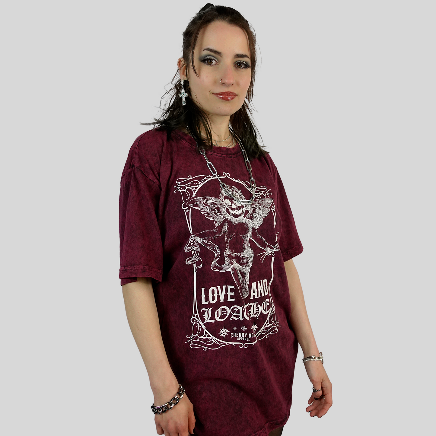 Love & Loathe Acid Wash Tee